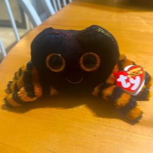 NWT Ty Beanie Boos - COBB the Spider (Glitter Eyes)